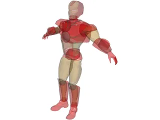 Iron Man 3D Model preview