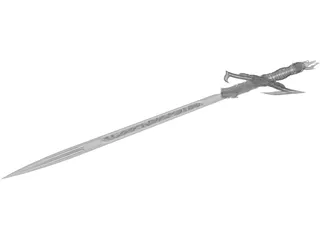 Medieval Sword 3D Model preview