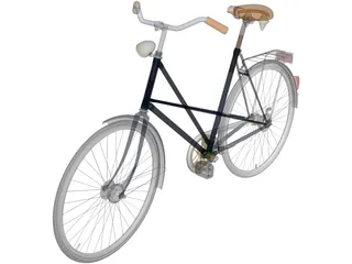 Bicycle 3D Model preview