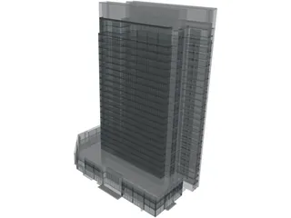 Big Building 3D Model preview