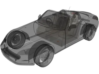 Honda S2000 3D Model preview