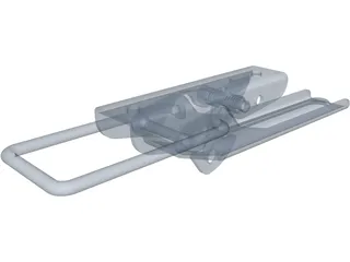Eccentric Flush Fastener 3D Model preview
