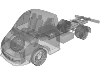 Gaz 3302 Gazel 3D Model preview
