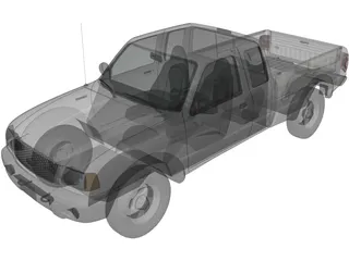 Ford Ranger Pickup 3D Model preview