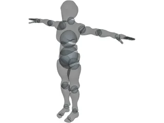 Robot Soldier 3D Model preview