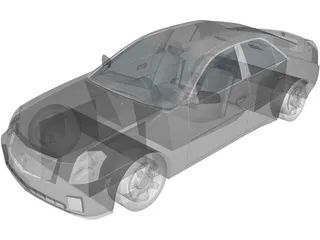 Cadillac CTS 3D Model preview