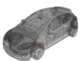 Mazda 2 3D Model preview