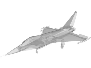 Eurofighter 2000 3D Model preview