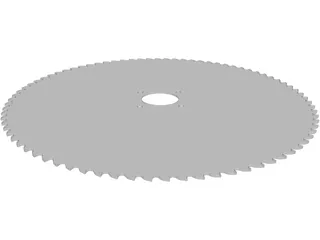 Table Saw Blade 10 inch 3D Model preview