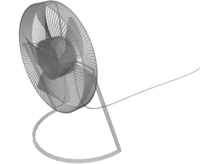 Fan 3D Model preview