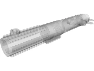 Star Wars Anakin Lightsaber 3D Model preview