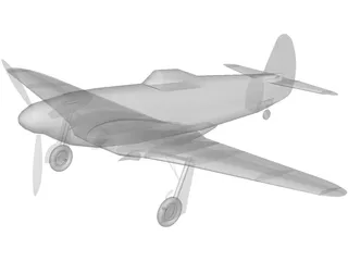 Yakovlev Yak-3 3D Model preview