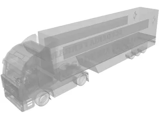 Iveco Stralis 3D Model preview