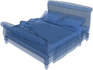 Bed 3D Model preview