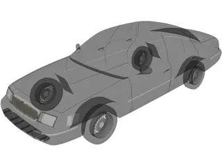 Mercury Grand Marquis (1998) 3D Model preview