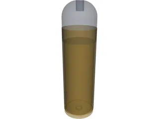 Bullet Homebrew 3D Model preview