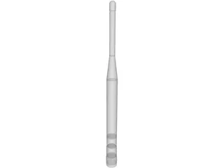 Antenna 800 MHz Whip 3D Model preview