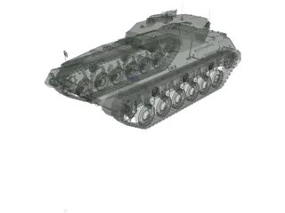 Tanque Argentino Mediano (TAM) 3D Model preview