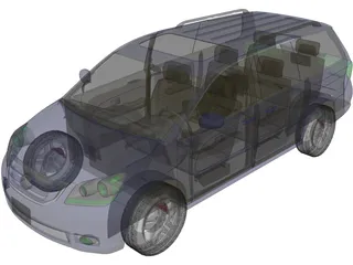 Honda Odyssey (2009) 3D Model preview