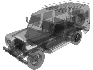 Range Rover 109 3D Model preview