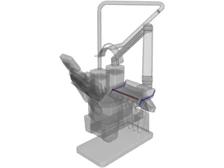 Dental Unit 3D Model preview