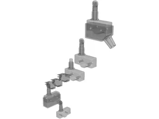 Microswitch Collection 3D Model preview