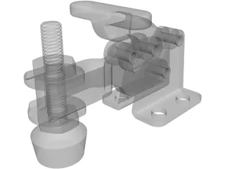 Toggle Clamp 3D Model preview
