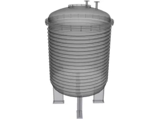 Mixing Boiler 3D Model preview
