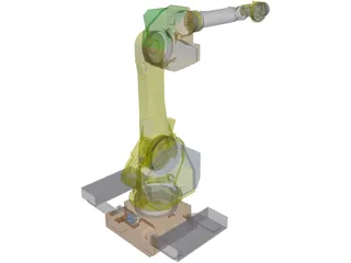 Fanuc M-710iC_50 Robot 3D Model preview