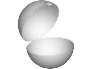 Pokeball 3D Model preview