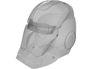 Ironman Helmet 3D Model preview