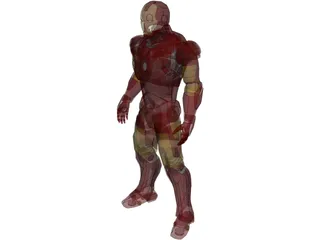 Iron Man Armor 3D Model preview