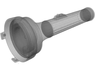 Flashlight 3D Model preview