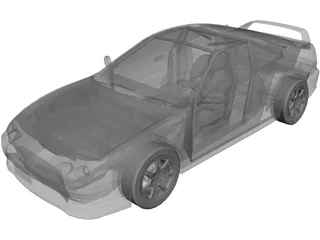Honda Integra Type R 3D Model preview