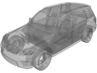 Mercedes-Benz GLK 220 CDI 4MATIC BlueEFFICIENCY 3D Model preview