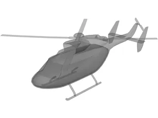 Eurocopter BK-117 3D Model preview