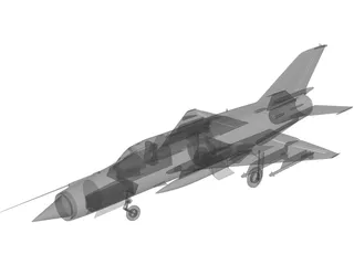 MiG-21 3D Model preview