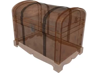 Treasure Chest 3D Model preview