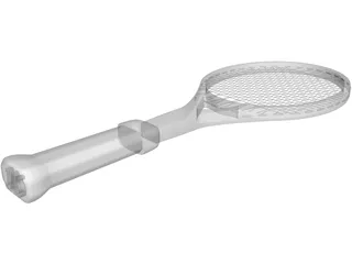 Tennis Racket 3D Model preview