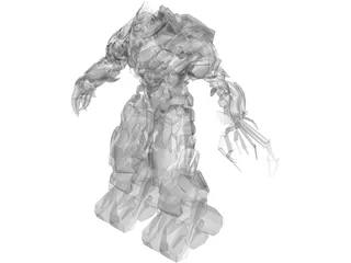 Transformers Decepticon Megatron 3D Model preview