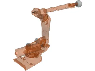 ABB 6650 Robot 3D Model preview