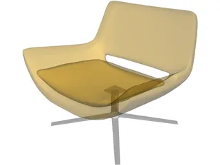 Chairs Italian Metropolitan 3D Model preview