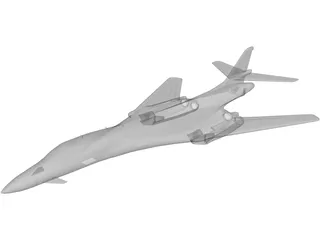 Rockwell B-1B Lancer 3D Model preview
