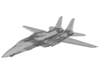 F-14D Tomcat 3D Model preview