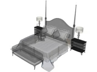 Bed 3D Model preview