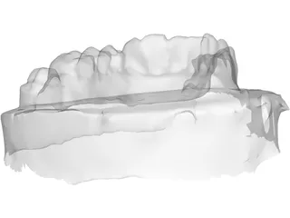 Teeth Stamp 3D Model preview