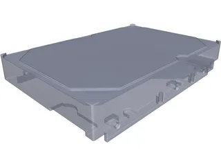 Seagate HDD 3D Model preview