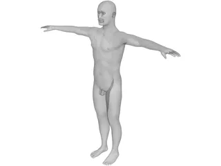 Man 3D Model preview