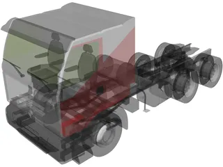 Renault Premium 370 3D Model preview
