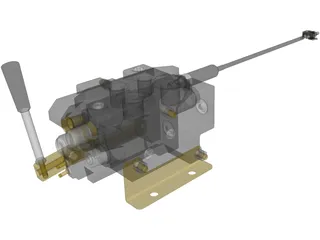 Spool Valve 12 Volt 3D Model preview